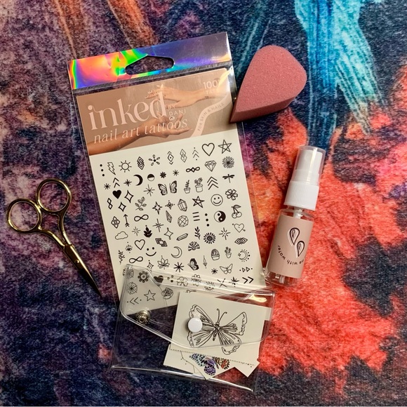 💜 Inked by Dani Nail Art Tattoo Set - NWT - Picture 2 of 9